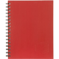 SPIRAX HARD COVER N/BOOK 512 RED A4