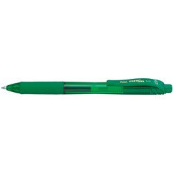 PENTEL ENERGEL X GEL PEN BL107 Fine Retractable Green