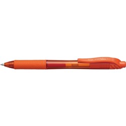 PENTEL ENERGEL X GEL PEN BL107 Fine Retractable Orange