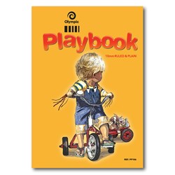 OLYMPIC PLAY BOOK 32Leaf10mm Ruled Plain 335x245