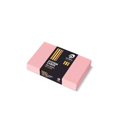 Olympic System Cards 100 x 150mm Ruled Pink Pack Of 100 Pack of 100