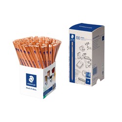 PENCIL STAEDTLER 2B NATURAL GRAPHITE CUP 100