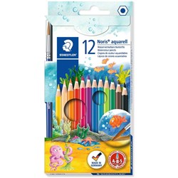 NORIS PENCILS AQUARELL Watercolour Assorted Pack of 12