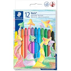 NORIS CLUB WAX TWISTER CRAYONS PKT 12