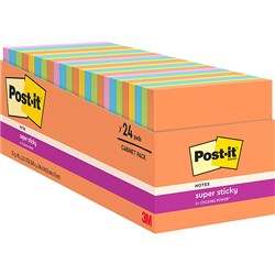 POST-IT NOTES CABINET PACK 654-24ASST-CP 24 Pads
