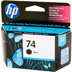HP #74 BLACK CARTRIDGE
