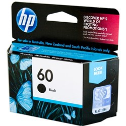 HP #60 BLACK CARTRIDGE