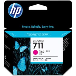 HP 711 29ml INK CARTRIDGE Magenta 3 PK