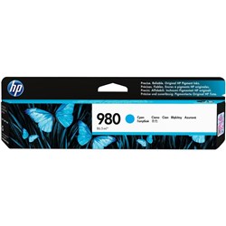 HP 980 INK CARTRIDGE Cyan 6,600 pages