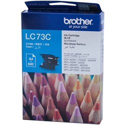 BROTHER LC73 CYAN CARTRIDGE