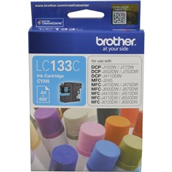BROTHER LC133 CYAN CARTRIDGE