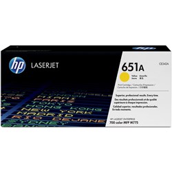 HP 651A YELLOW TONER CART 16K