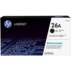 HP 26A TONER CARTRIDGE Black 3,100 pages
