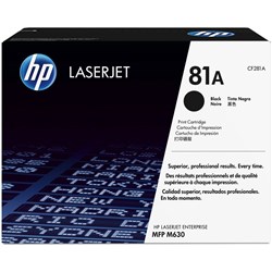 HP 81A TONER CARTRIDGE Black 10,500 pages