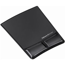WRIST SUPPORT MOUSE PAD GEL CLEAR BLACK