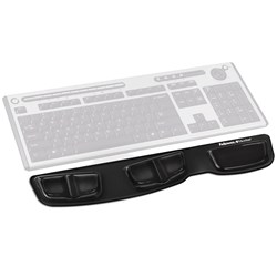 KEYBOARD PALM SUPPORT GEL CLEAR BLACK