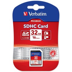 VERBATIM SDHC MEMORY CARD 32GB (CLA