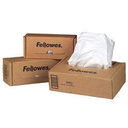 FELLOWES SHREDDING ACCESSORIES Bags Ties L975xW530xGusset 370mm