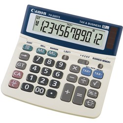 CANON TX220TS 12 DIGIT CALCULATOR