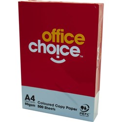 OFFICE CHOICE TINTS COPY PAPER A4 80gsm Blue