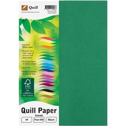 QUILL 80GSM A4 EMERALD