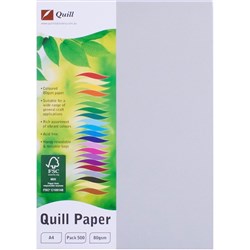 QUILL XL MULTIOFFICE PAPER A4 80gsm Grey Pack of 500