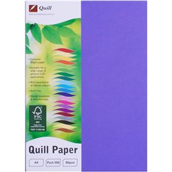 QUILL XL MULTIOFFICE PAPER A4 80gsm Lilac Pack of 500