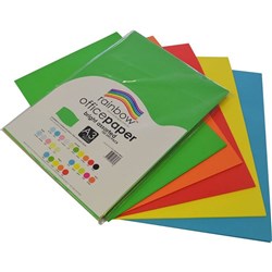 RAINBOW OFFICE PAPER A3 ASSORTED BRIGHTS