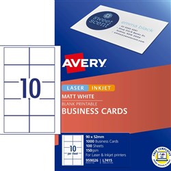 BUSINESS CARDS AVERY L7415 185GSM