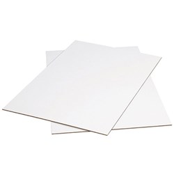 CUMBERLAND WHITE/PASTE BOARD 508x635mm 200gsm - 3sheet