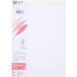 QUILL A4 PARCHMENT PAPER 89gsm White