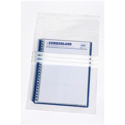 CUMBERLAND RESEALABLE BAG Write On 305x460mm Pack of 100 - MSB12WP