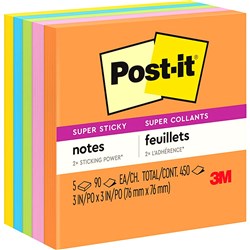 Post it Super Sticky 654 5SSUC 73mm x 73mm