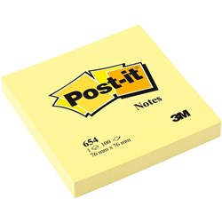 POST IT 654 YELL 76x76