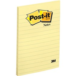 POST IT 660 RULED YELLOW 98x149