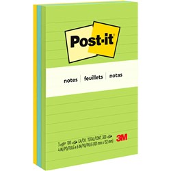 POST IT 660-3AU RULED ULTRA 98x149