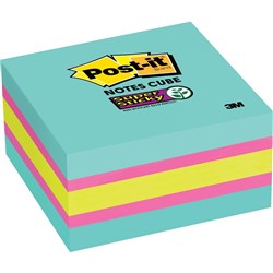 Post-It 2027-RCR Memo Cubes Pink Wave 76x76mm