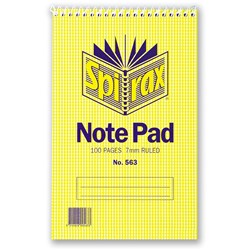 SPIRAX 563 S/HAND NOTE 100 Pages
