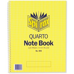 SPIRAX 593 QUARTO NOTEBOOK