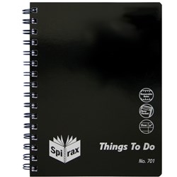 SPIRAX 701 ORGANISER RANGE THINGS TO DO