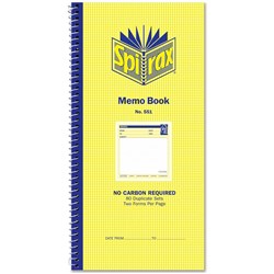 SPIRAX 551 MEMO BOOK