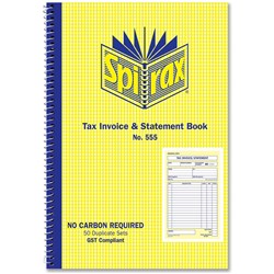 SPIRAX 555 INVOICE STATEMENT BOOK N CR