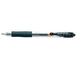 Pilot BL-G2-5 Black Extra-Fine Retractable