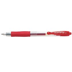 Pilot BL-G2-5 Red Extra-Fine Retractable