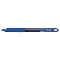 UNIBALL LAKNOCK BALLPOINT PEN Retractable Med 1.0mm Blue