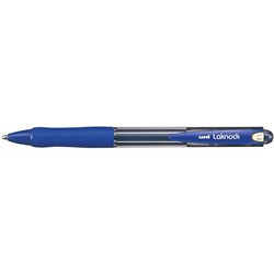UNIBALL LAKNOCK BALLPOINT PEN Retractable 1.4mm Blue