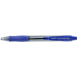 Pilot BPGP-10R Supergrip Blue Medium Retractable