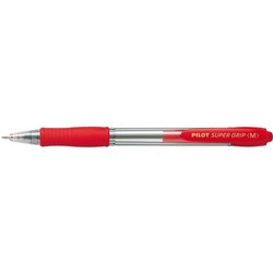 Pilot BPGP-10R Supergrip Red Medium Retractable