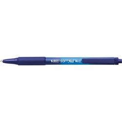 BIC SOFT FEEL RETRACTABLE BLUE