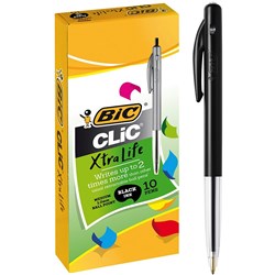 BIC Click Medium Black Single Pen